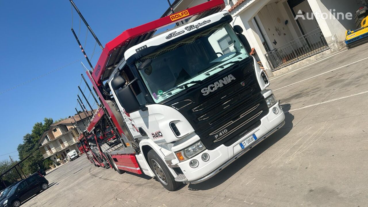 Scania R410 car transporter