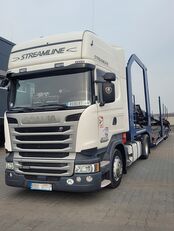 Scania R450 autotransporter + autotransporter aanhanger