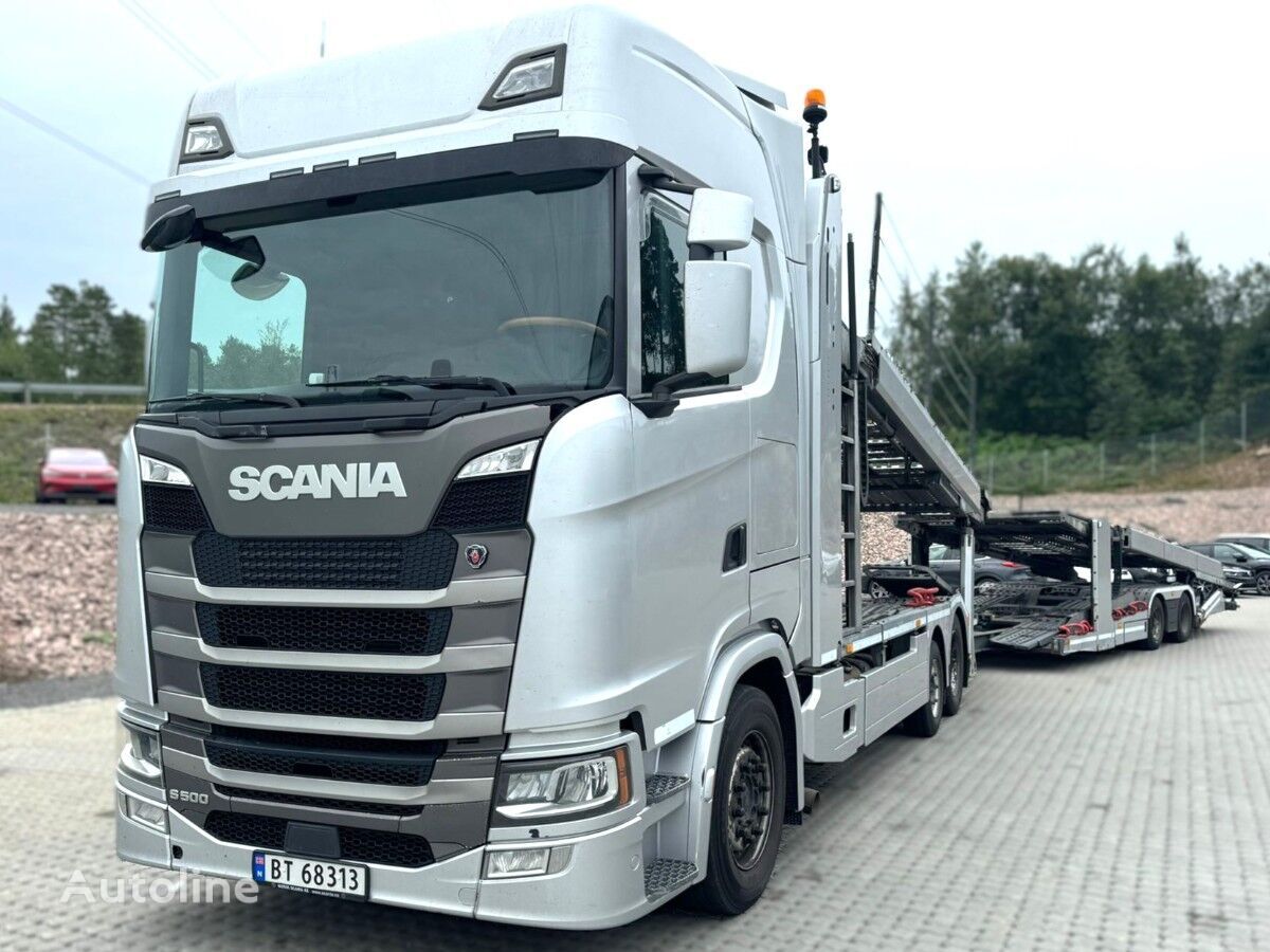 autotreiler veoauto Scania S-serie 500