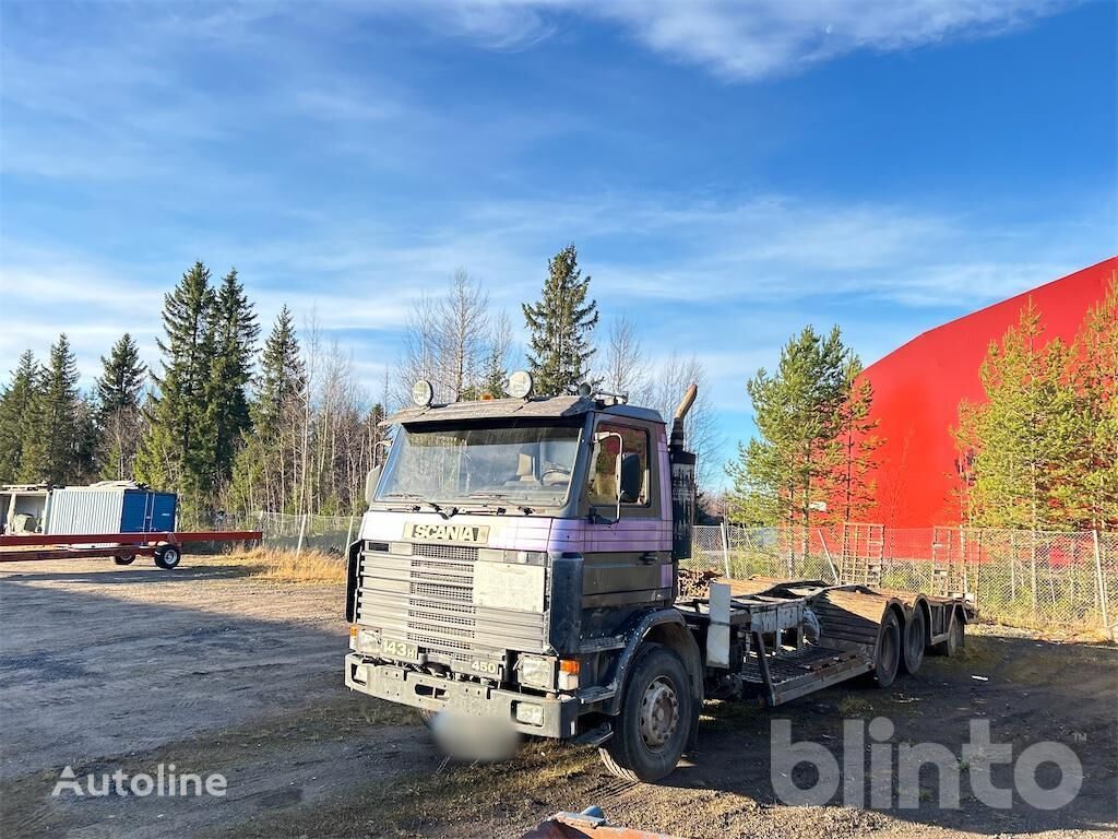 Scania T143HL6X2FÖRLÄNGD autószállító teherautó