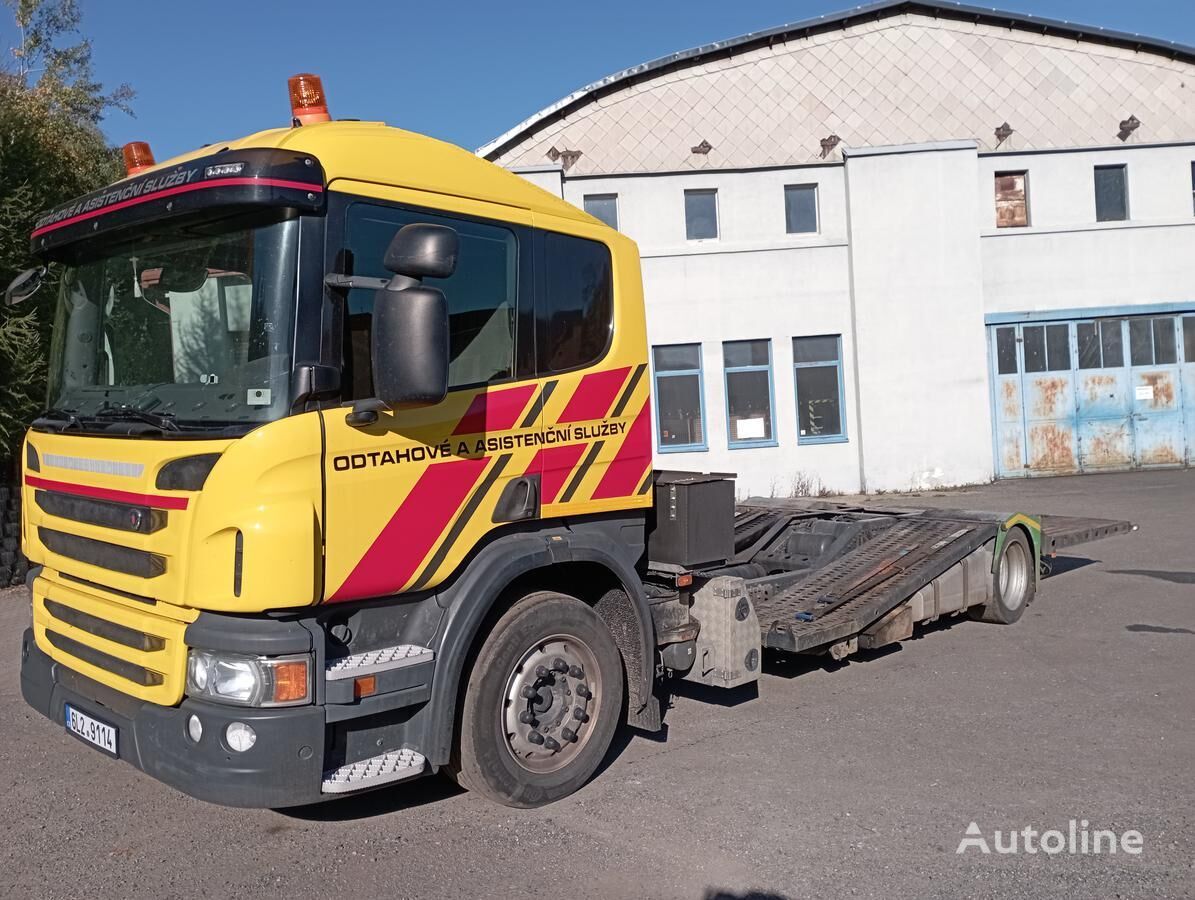 Scania odtahovka LKW camión portacoches