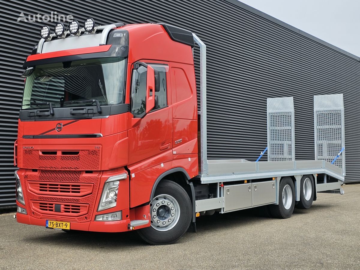 Volvo FH 500 6X2 / OPRIJ / MACHINE TRANSPORT car transporter