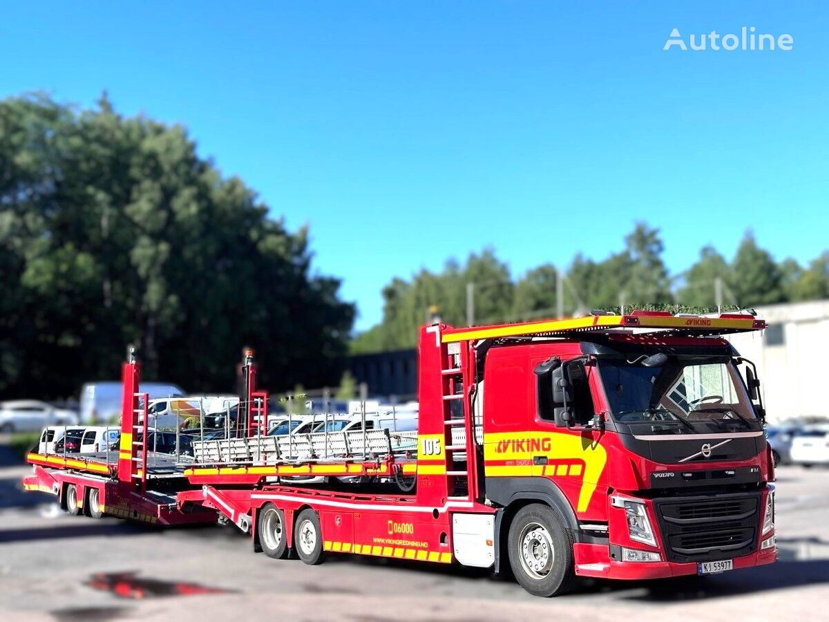 Volvo FM car transporter + car transporter trailer