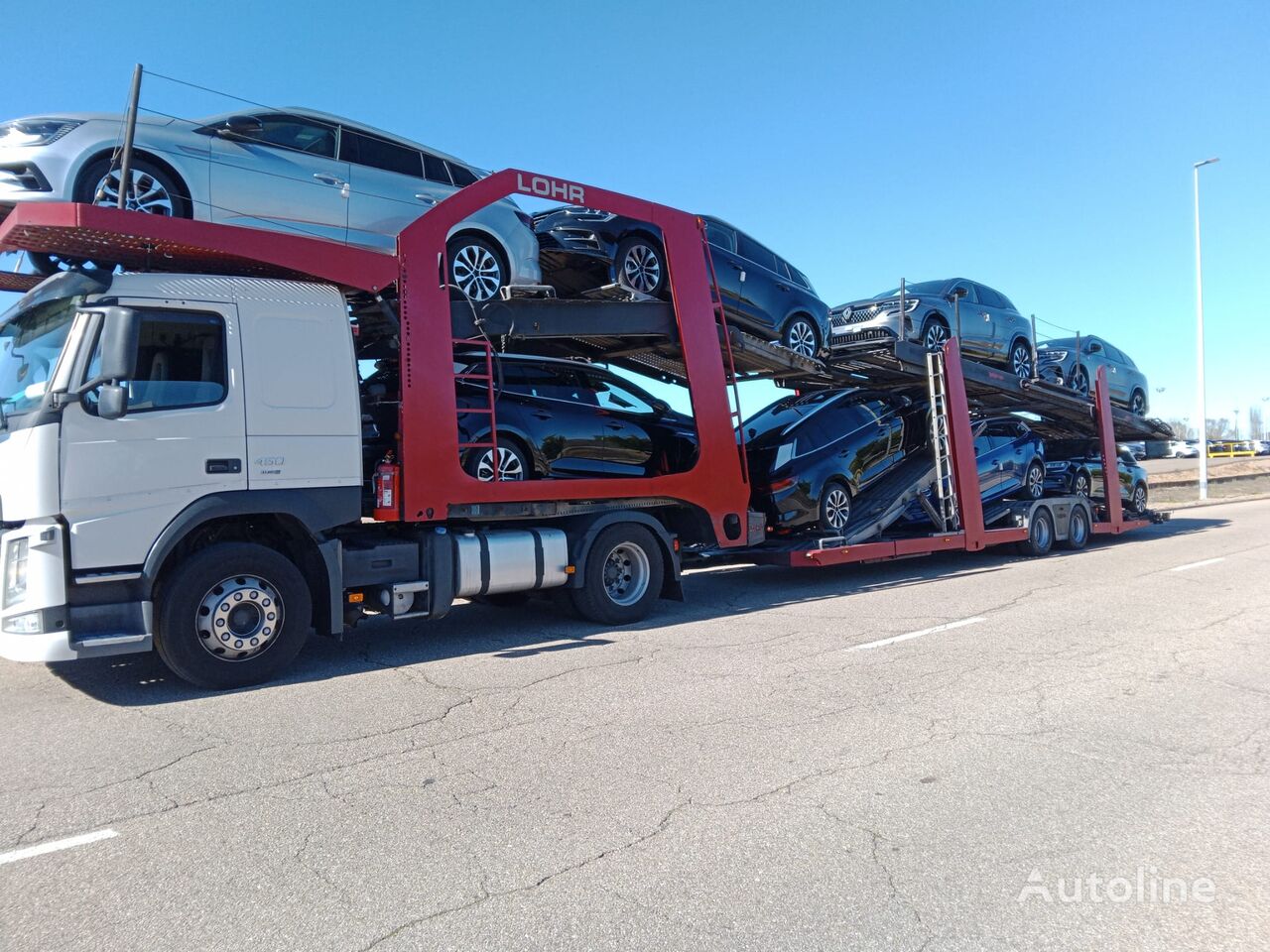 Volvo FM 450 camión portacoches