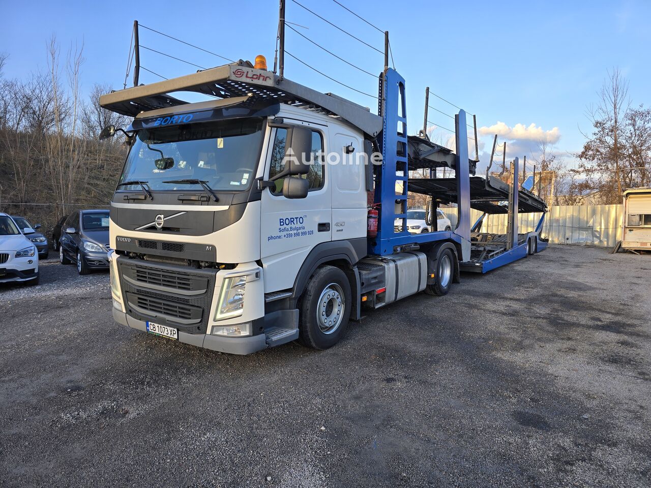 camion porte-voitures Volvo FM 450