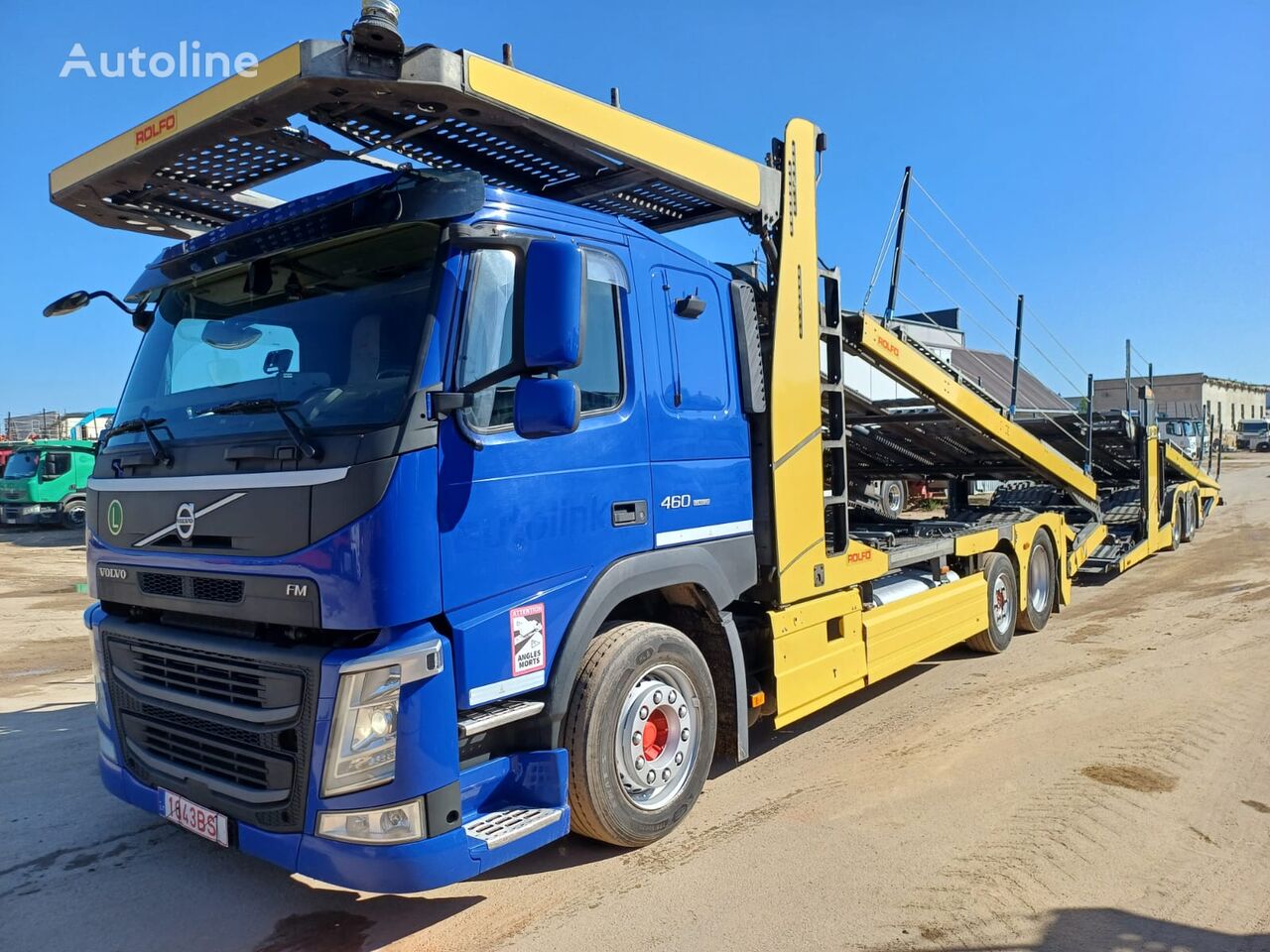 Volvo FM 460 Autotransporter + Autotransportanhänger