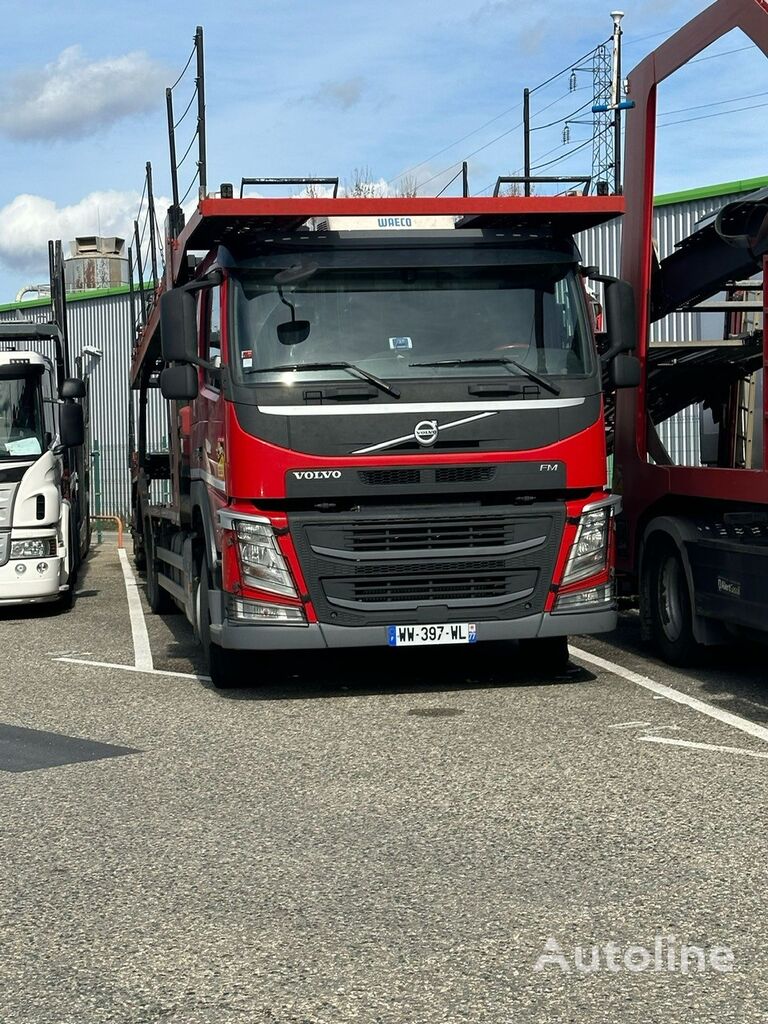 camion porte-voitures Volvo FM 500 + remorque porte-voitures