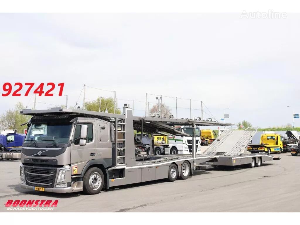 camion porte-voitures Volvo FM 500 + remorque porte-voitures