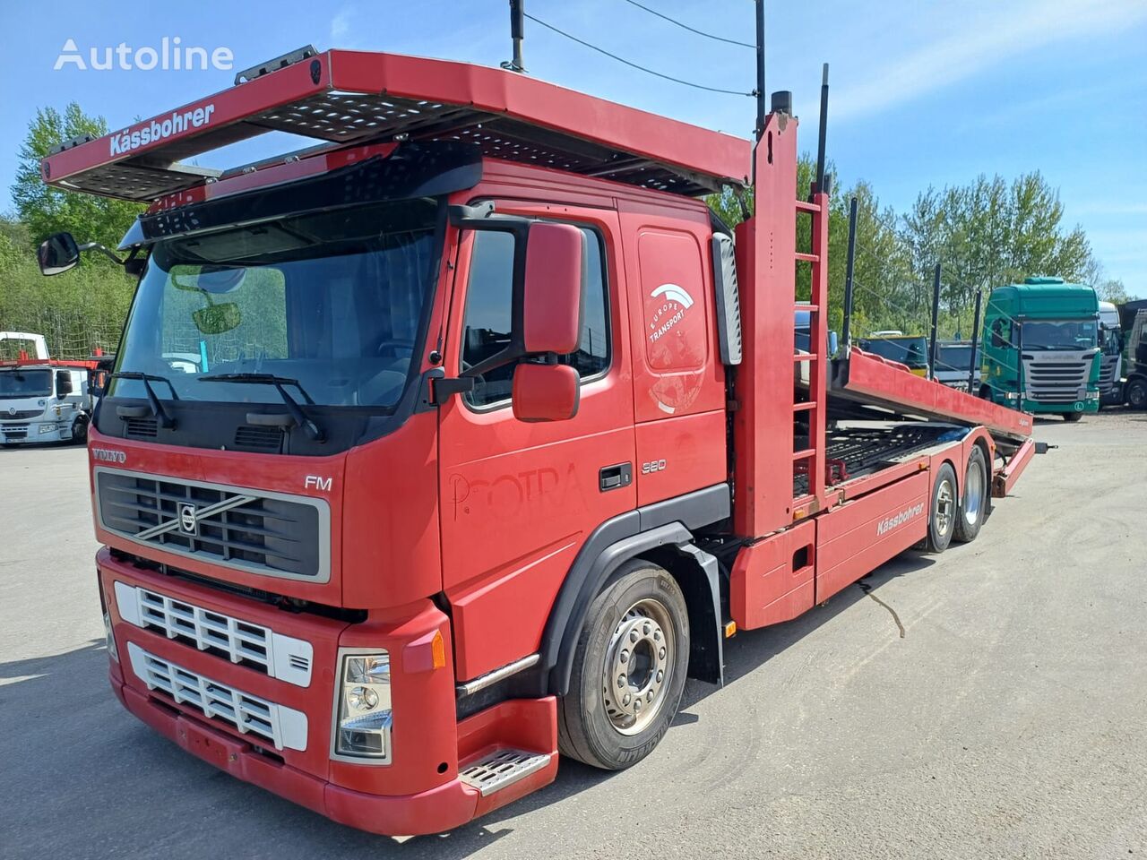 Volvo FM380 + KASSBOHRER Citytrans car transporter