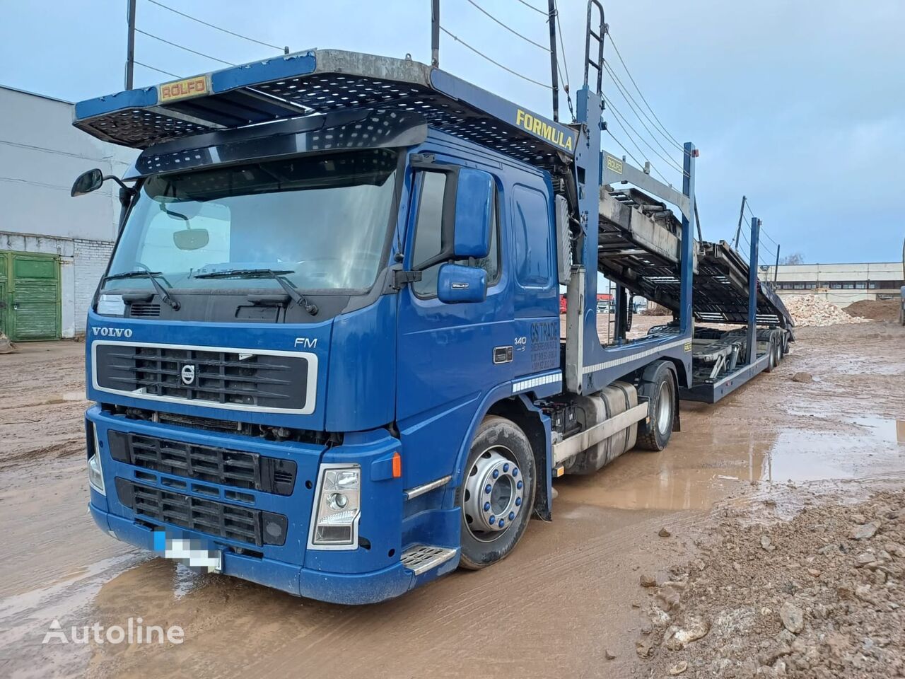 Volvo FM440 car transporter + car transporter trailer