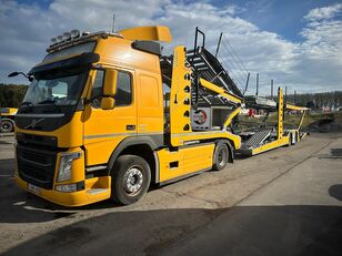 Volvo FM460  autotransporter + autotransporter aanhanger