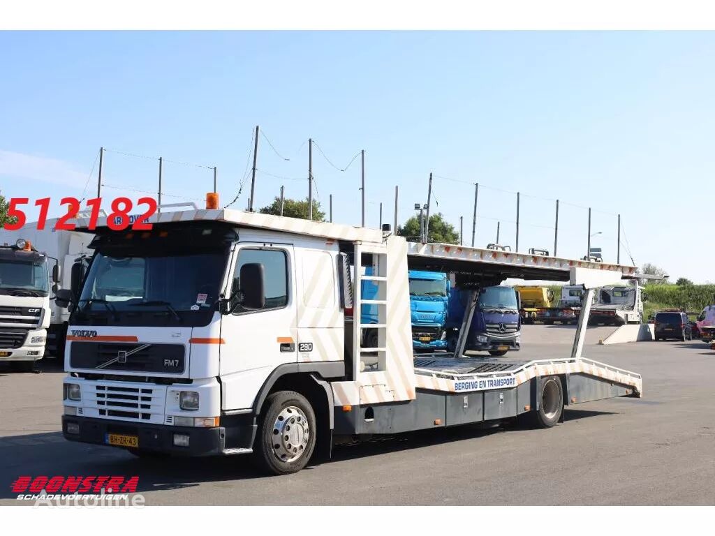 Volvo FM7 290 Tijhof Org. 440.000 km!! Manual 5-Lader Winde Euro 2 autószállító teherautó