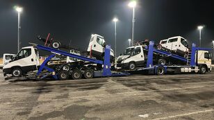 ciężarówka do przewozu samochodów Volvo Fm 400 + przyczepa do przewozu samochodów