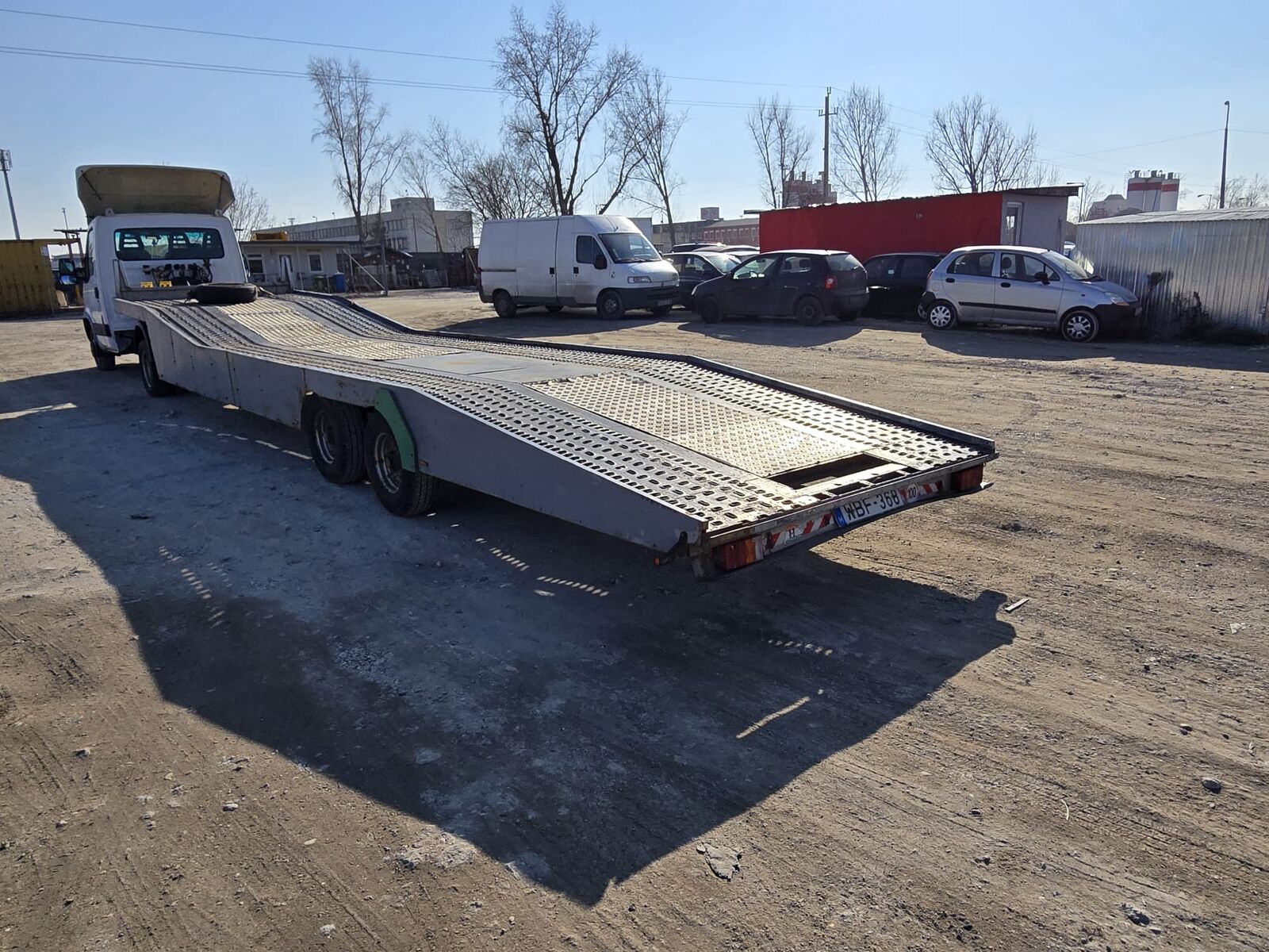 semirimorchio bisarca Brabant Trailer BV 1000 BE - 9,8 m  + Winch