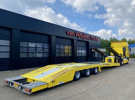 Estepe EOPL 24 41 - TRUCK AND MACHINERY TRANSPORT TRAILER WINCH car transporter semi-trailer