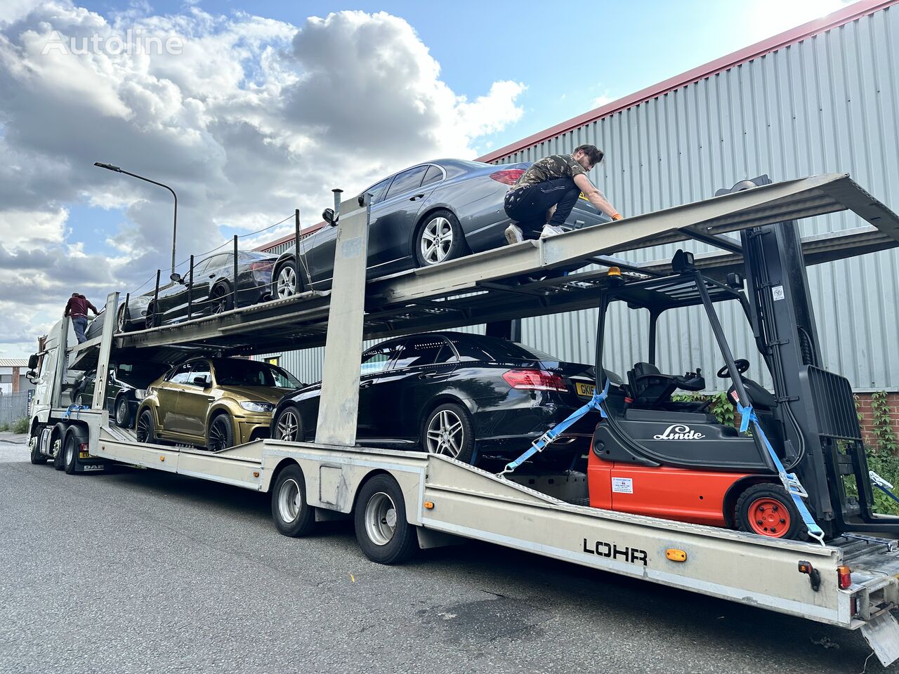 Lohr biltransport semitrailer