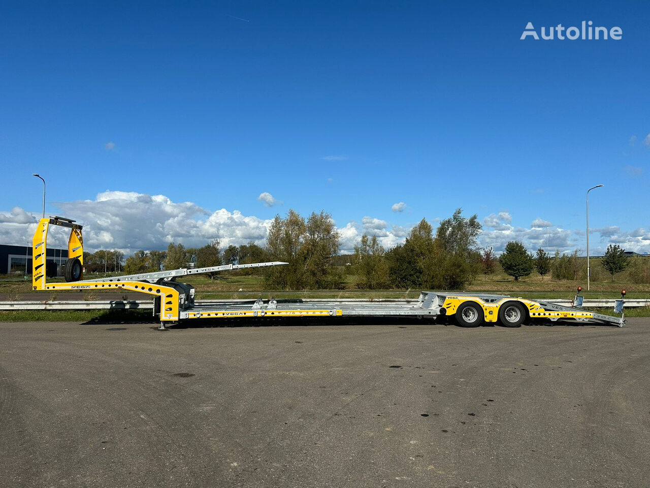 neuer Vega Trailer VEGAMAX 2 axle Autotransporter Auflieger