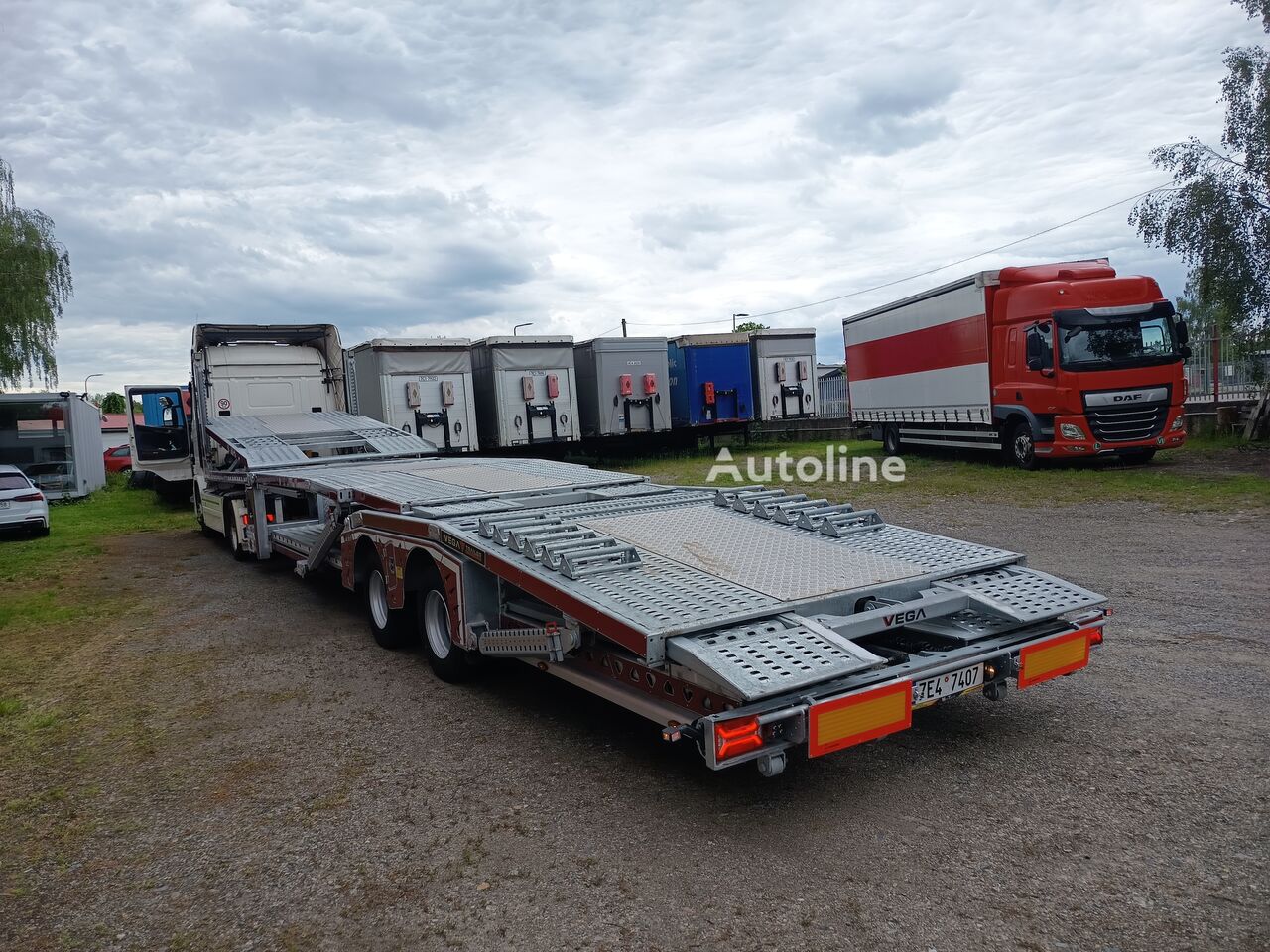 New Vega Trailer Vega 2 - návěs na 6 PKW car transporter semi-trailer - Autoline