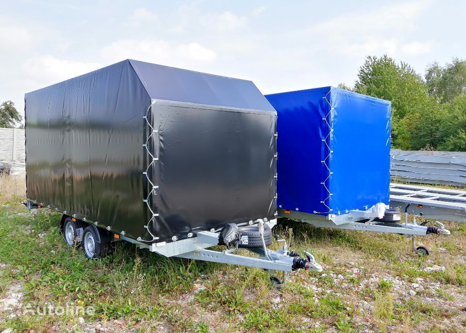 new Besttrailers WARIOR ze stelażem i plandeką car transporter trailer