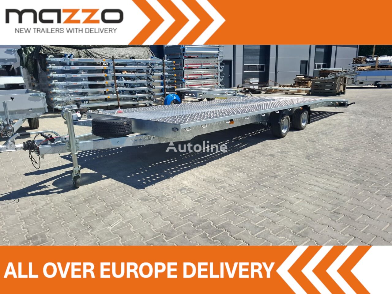 new Boro Indiana 700x210cm Car transporter GVW 3000kg car transporter trailer