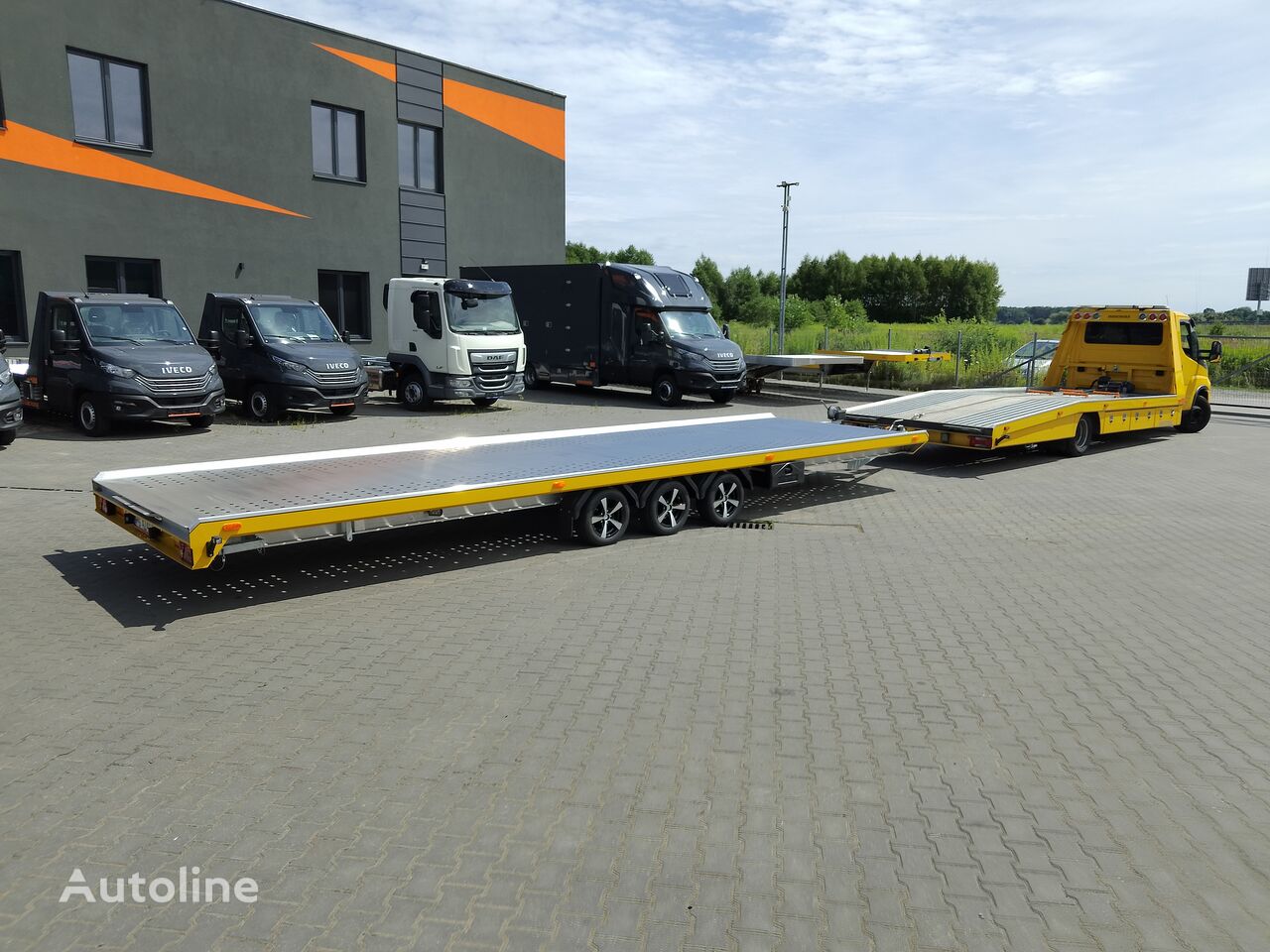 new Digicross DG353 8321AL-13 car transporter trailer