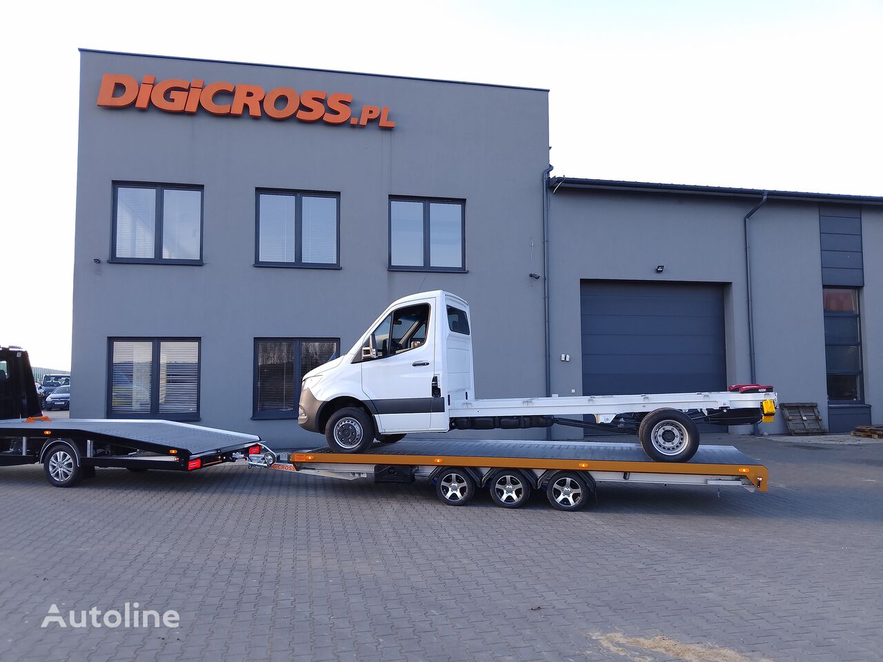 new Digicross P03-6221AL DG353 car transporter trailer