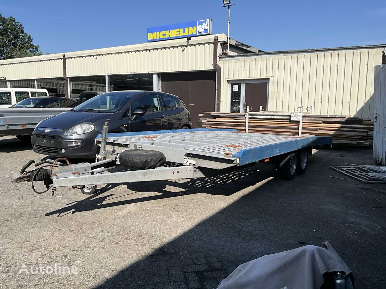 Franz Mersch car transporter trailer