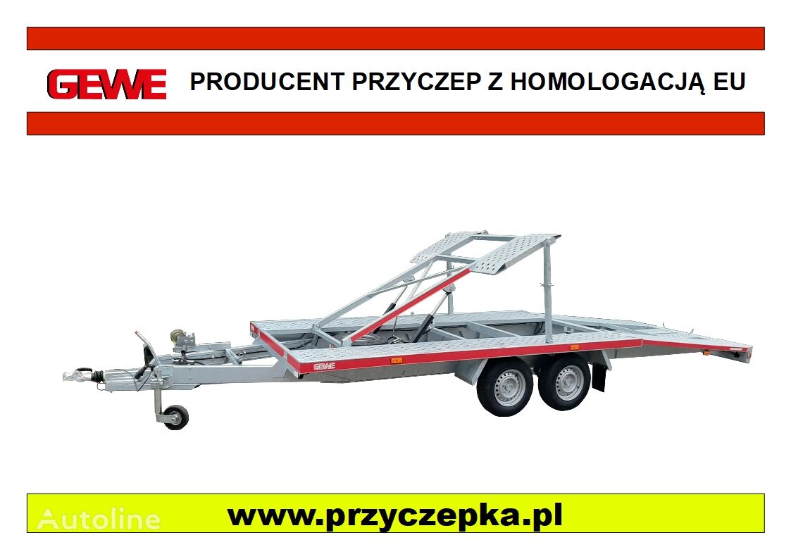 nowa przyczepa do przewozu samochodów Gewe Laweta piętrowa, hydrauliczna, L3500 F/1