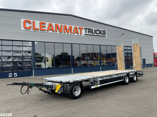 Humbaur 3-assige aanhangwagen met oprijrampen car transporter trailer