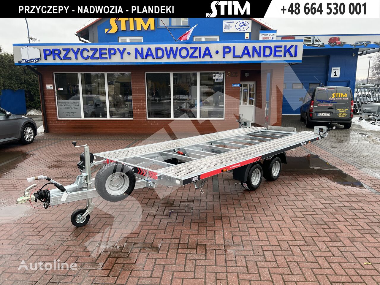 nowa przyczepa do przewozu samochodów Lorries PLi27-4521