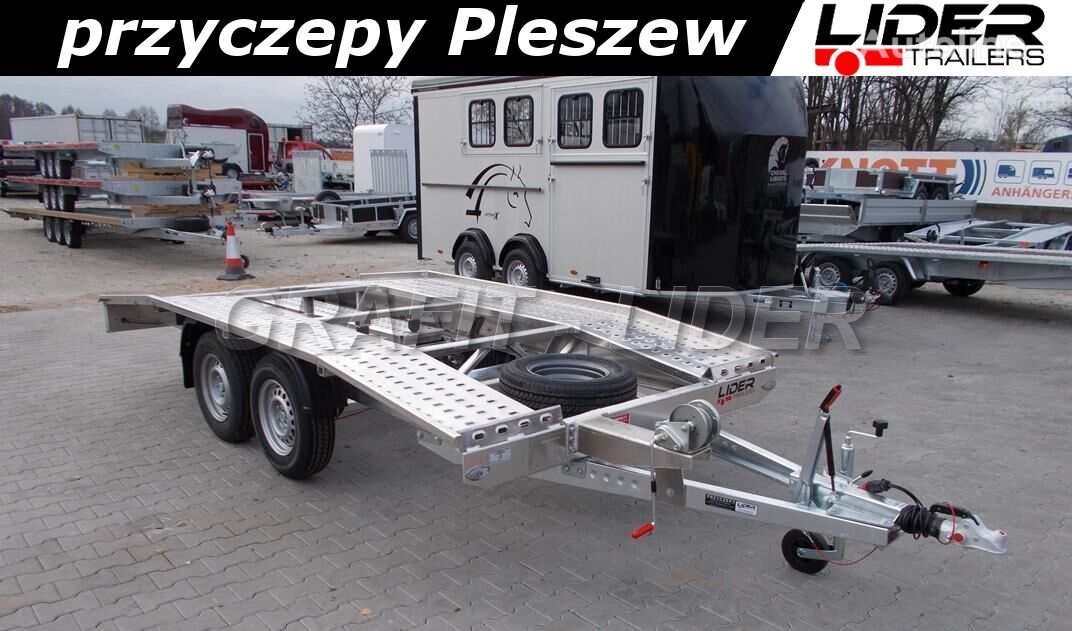 новый прицеп автовоз Niewiadów BR-052 WYPRZEDAŻ! przyczepa 400x200cm, AD40 Alu, laweta aluminio