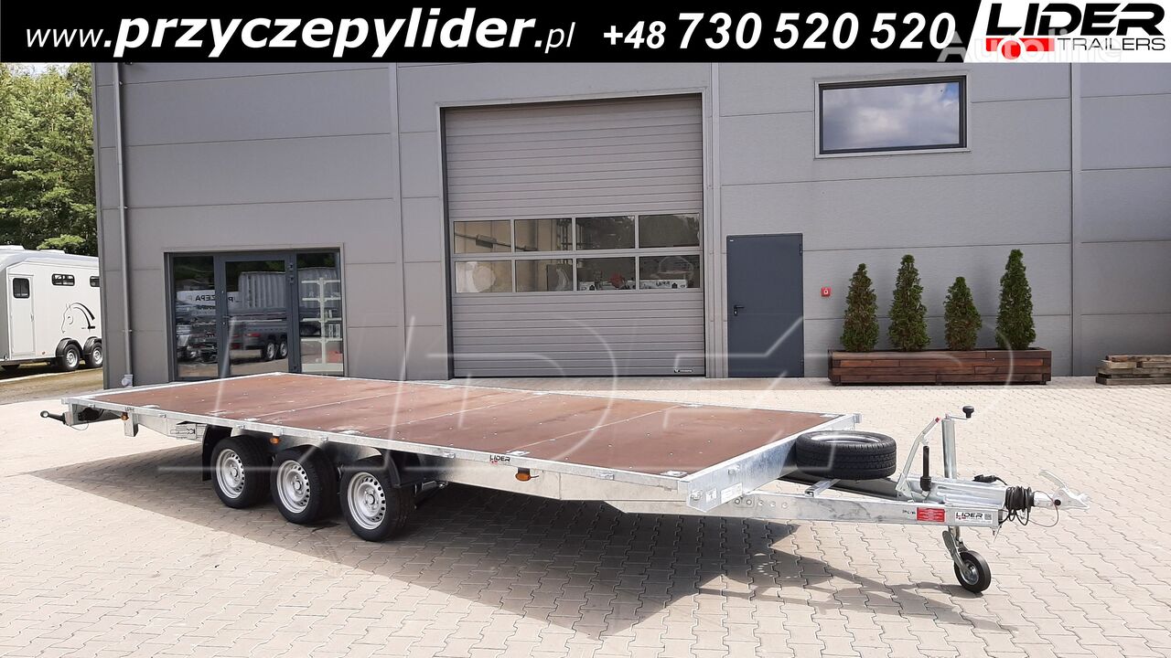 新小汽车运输拖车 Niewiadów BR-091A przyczepa 620x210cm podłoga 3500kg