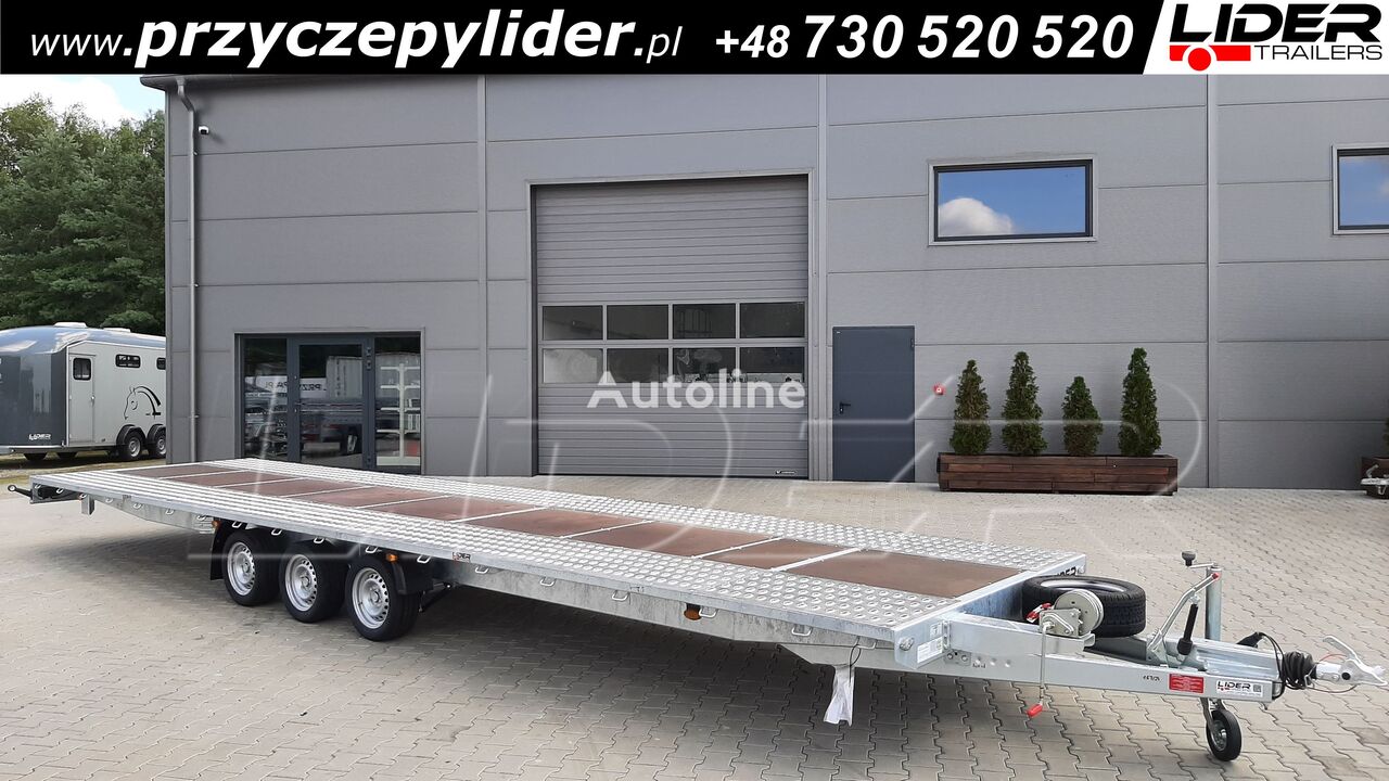 nova Niewiadów BR-119A-2 przyczepa 850x210cm laweta INDIANA LOHR SKLEJKA najazd prikolica autotransportera