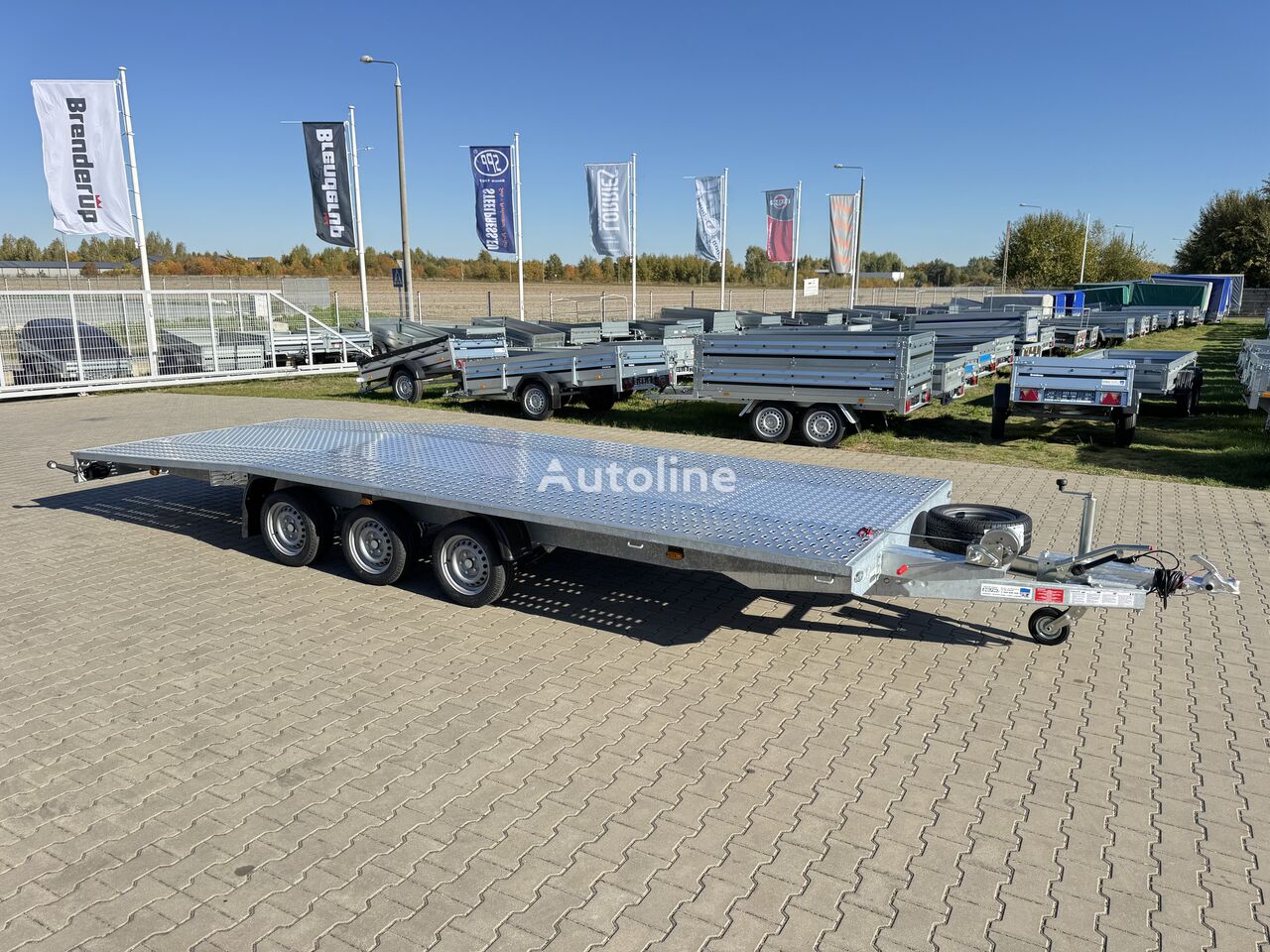 yeni Niewiadów Jupiter 600 x 210 cm / 3500 kg car trailer araba taşıyıcı römork