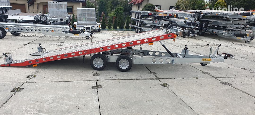 Wiola L30g45 P BLACHA car transporter trailer