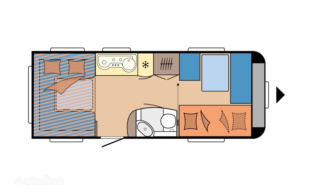 Hobby DE LUXE 515 UHK caravan trailer