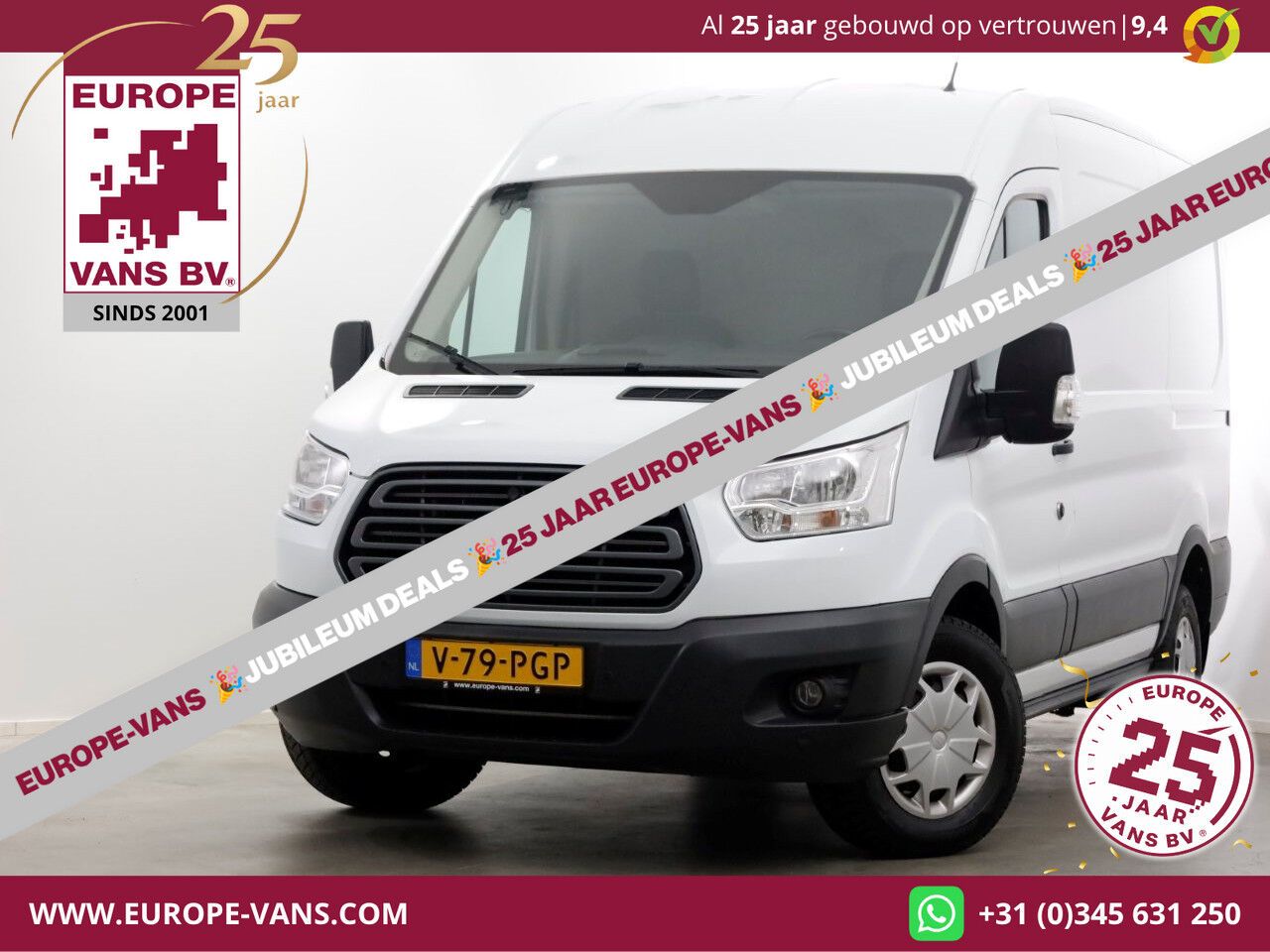 Mikroautobusas furgonas Ford Transit 350 2.0 TDCI 130pk E6 L2H2 Trend Airco/Navi/Camera 12-20 - Autoline