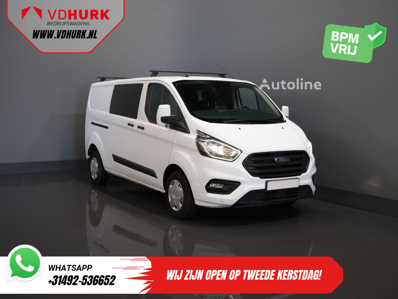 Ford Transit Custom 2.0 TDCI L2 Trend DC Dubbel Cabine BPM VRIJ! Stoe furgón - Autoline