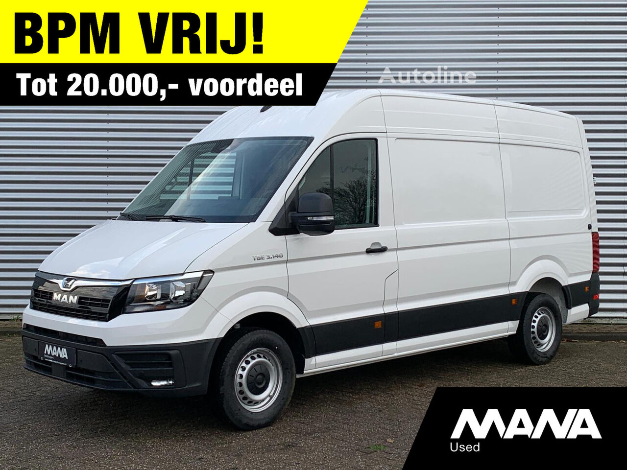 MAN TGE 3.140 L3H3 Automaat 140PK NIEUW MODEL Cruise control Carplay furgón nueva - Autoline