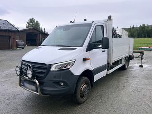 Mercedes-Benz SPRINTER 519cdi *4x4 All Wheel Drive *crane HIAB 023-3 パネルバン