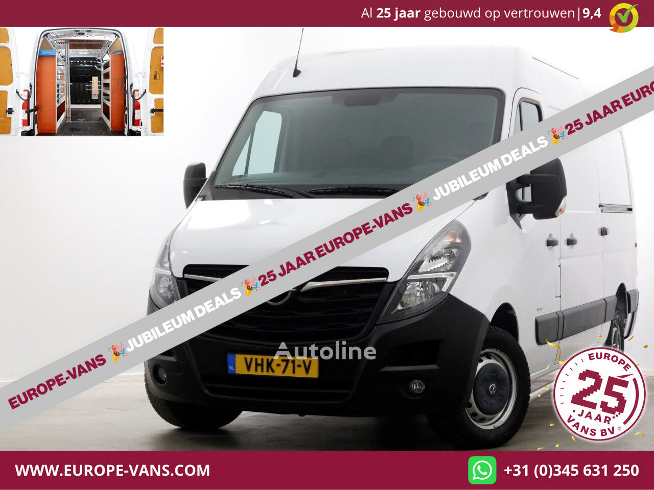 Комбе фургон Opel Movano 2.3 Turbo 150pk L2H2 Camera/Inrichting/2x Schuifdeur 11-2 - Autoline