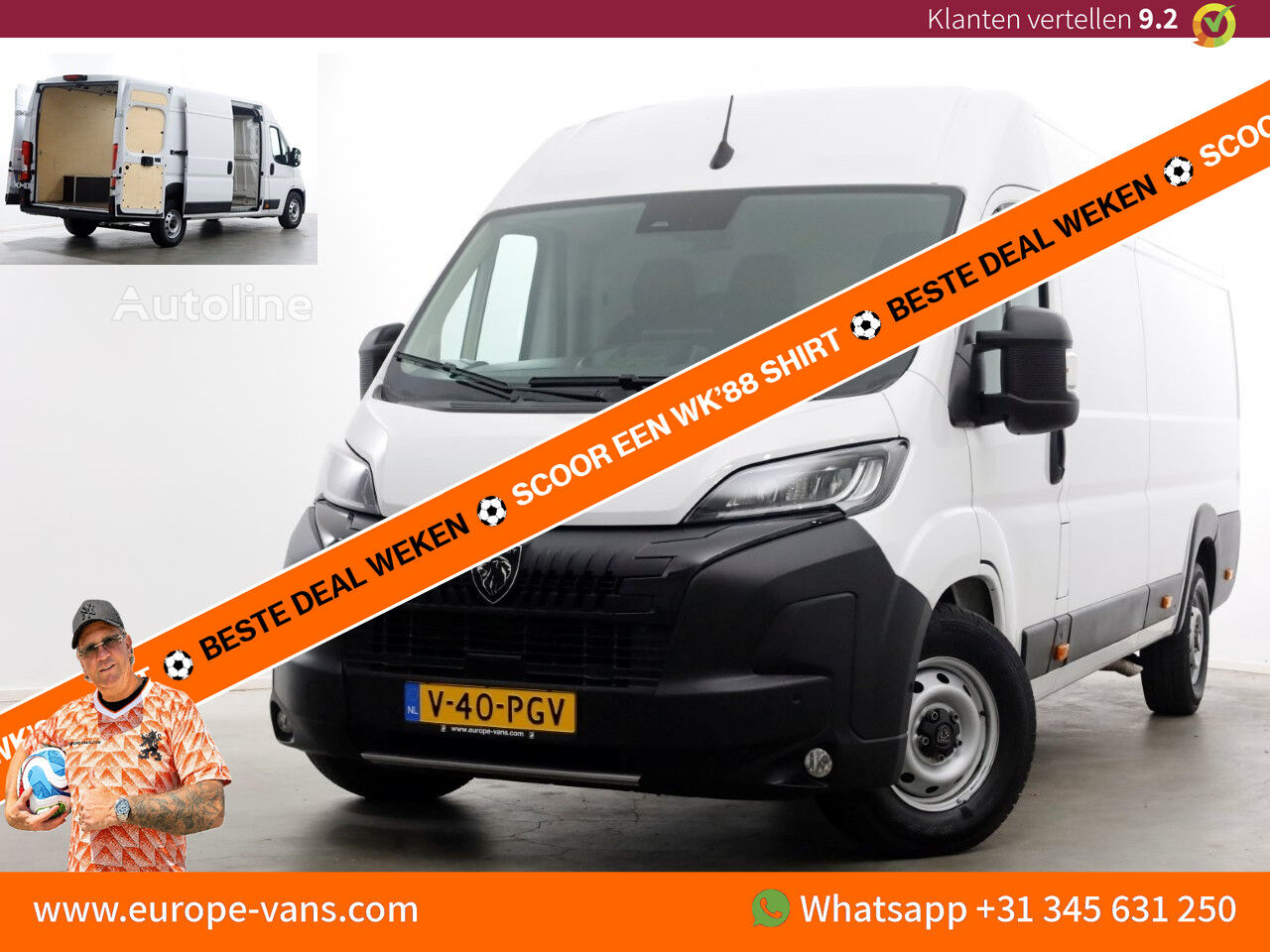 Peugeot Boxer 2.2 BlueHDi 180pk Automaat L4H2 LED/ACC/Navi/Camera 11-202 kravas mikroautobuss - Autoline