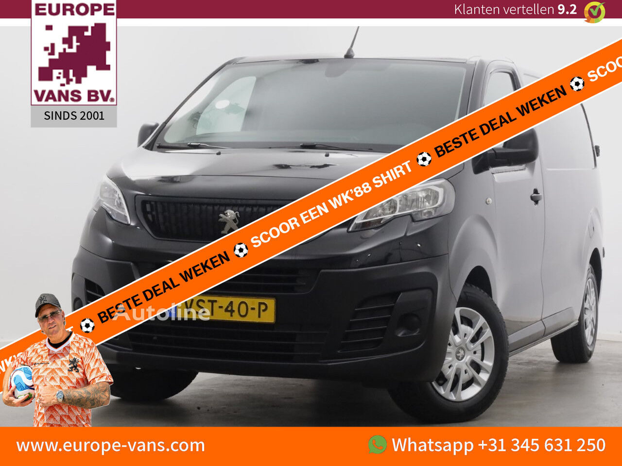 Микроавтобус фургон Peugeot Expert 1.5 BlueHDI 102pk L1H1 Standard Premium Airco/Navi 01-202 - Autoline