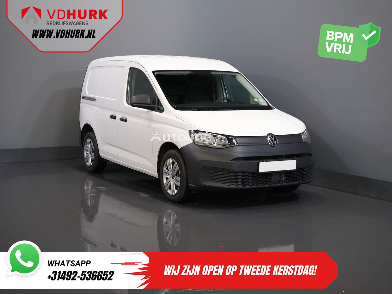 الميكروباصات شاحنة مقفلة Volkswagen Caddy Cargo 1.5 TSI BENZINE BPM VRIJ! Cruise/ Airco/ DAB/ PDC - Autoline