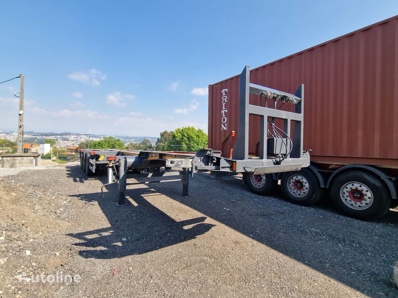 Broshuis 3 VCC semitrailer chassis