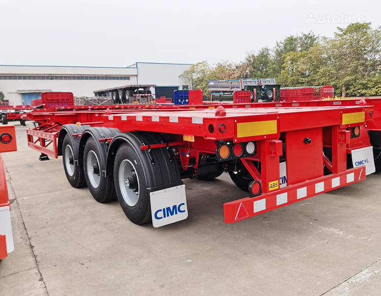 ny CIMC Skeletal Chassis near me | Container chassis for Sale in Haiti Sættevogn chassis