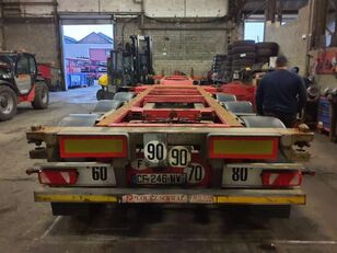 Fruehauf Trailer Chassis Gooseneck extendible 2x 20', 30', 40' and 45' chassis semi-trailer