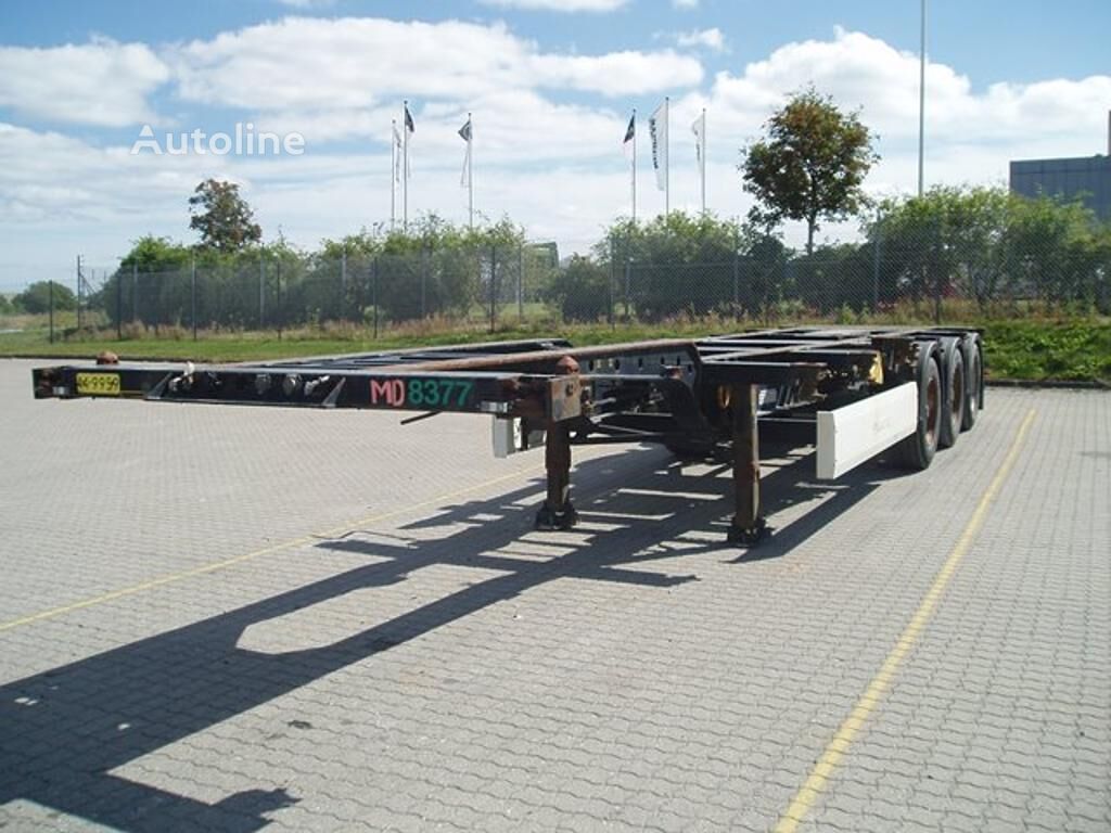Krone Trailer Chassis Gooseneck 2x 20', 30' and 40' chassis semi-trailer - Autoline