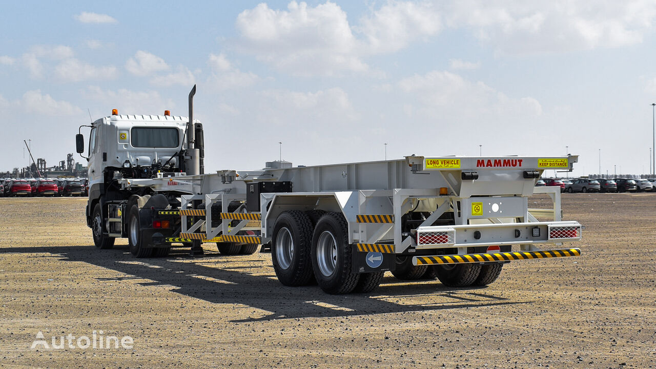 jauns Mammut SKELETAL SEMI TRAILER 40 TON PAYLOAD šasija puspiekabe