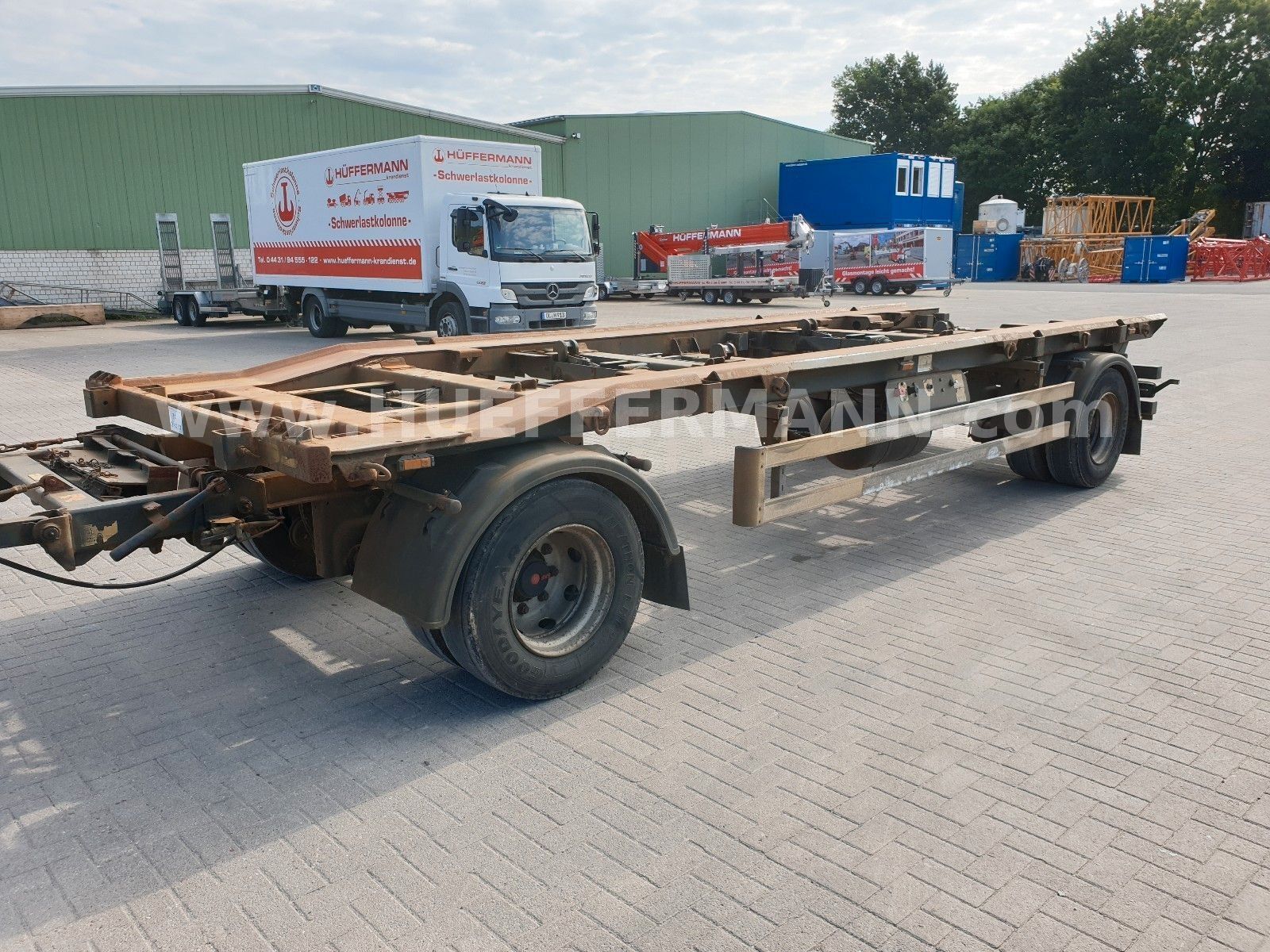 HKM 2-achs Kombianhänger / K 18 ZL 5,0 chassis trailer